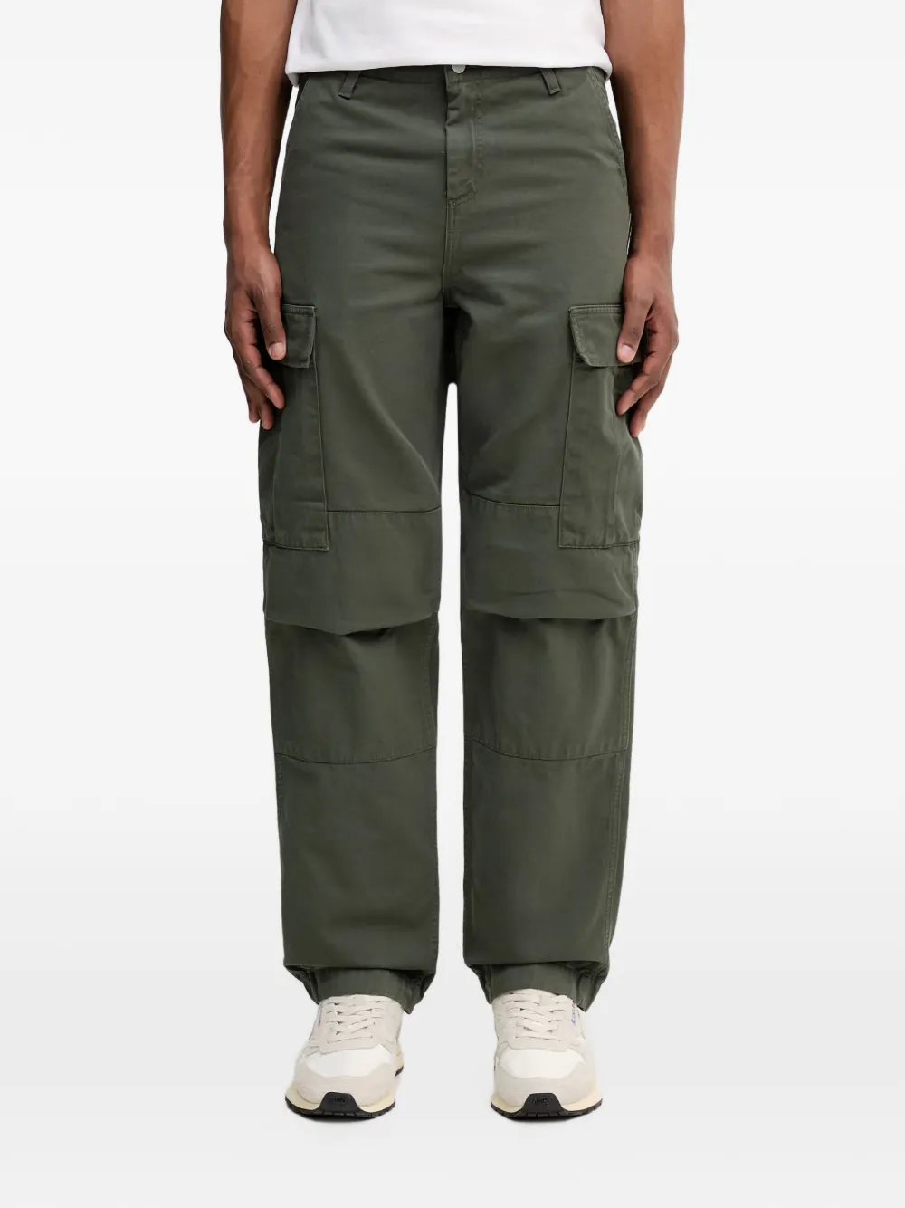 Carhartt WIP pantalon droit à poches cargo - Vert Carhartt WIP pantalon droit à poches cargo - Vert