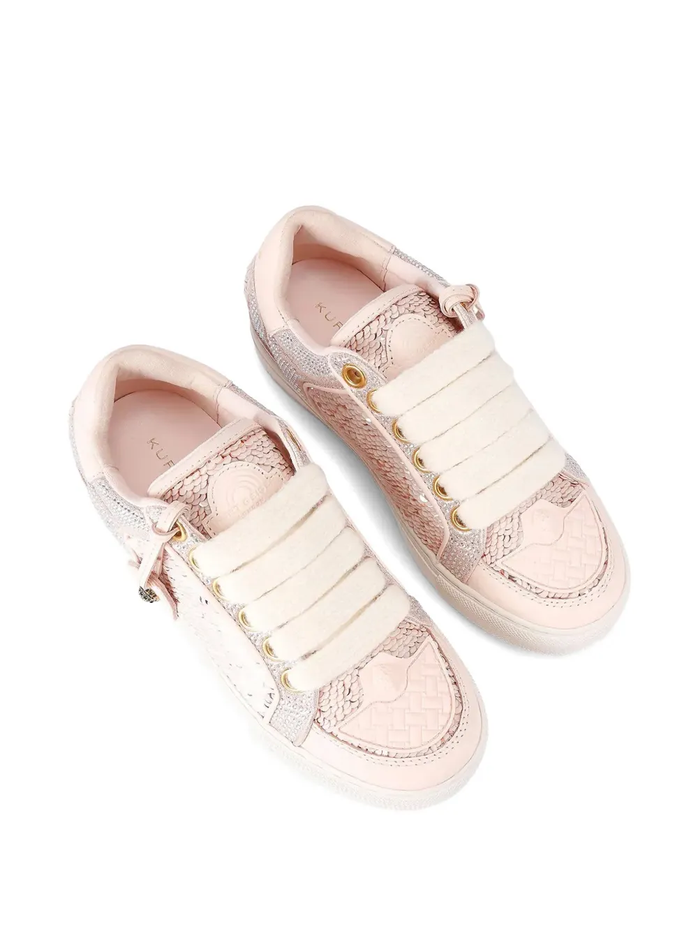 Kurt Geiger London Sneakers verfraaid met pailletten Roze