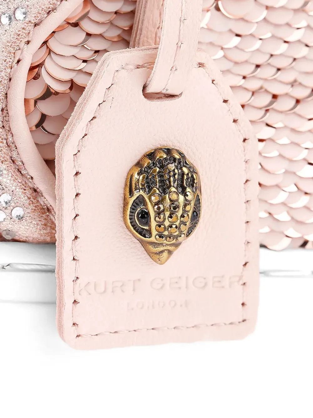 Kurt Geiger London Sneakers verfraaid met pailletten Roze