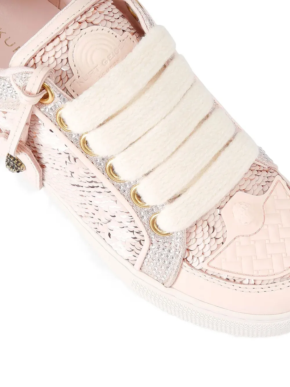 Kurt Geiger London Sneakers verfraaid met pailletten Roze