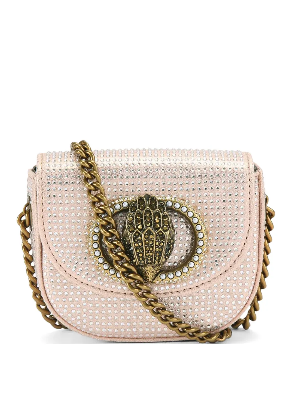 Kurt Geiger London crystal-embellished mini bag - Rosa