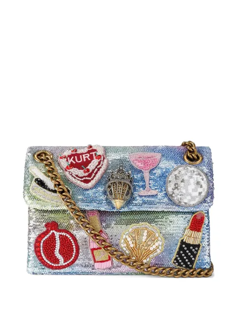 Kurt Geiger London sequin-embellished cross body bag