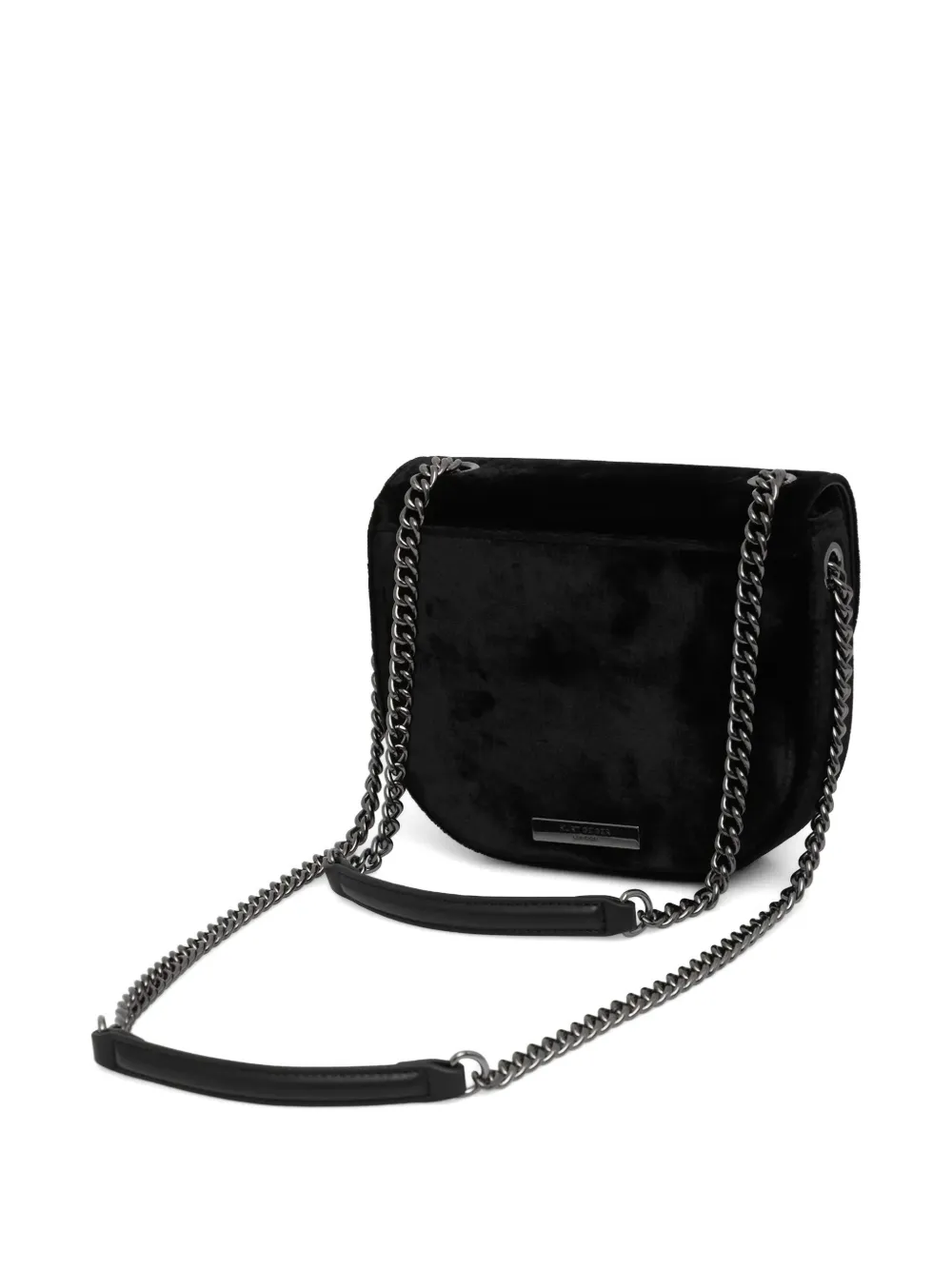 Kurt Geiger London Velvet Shoulder Bag - Black 