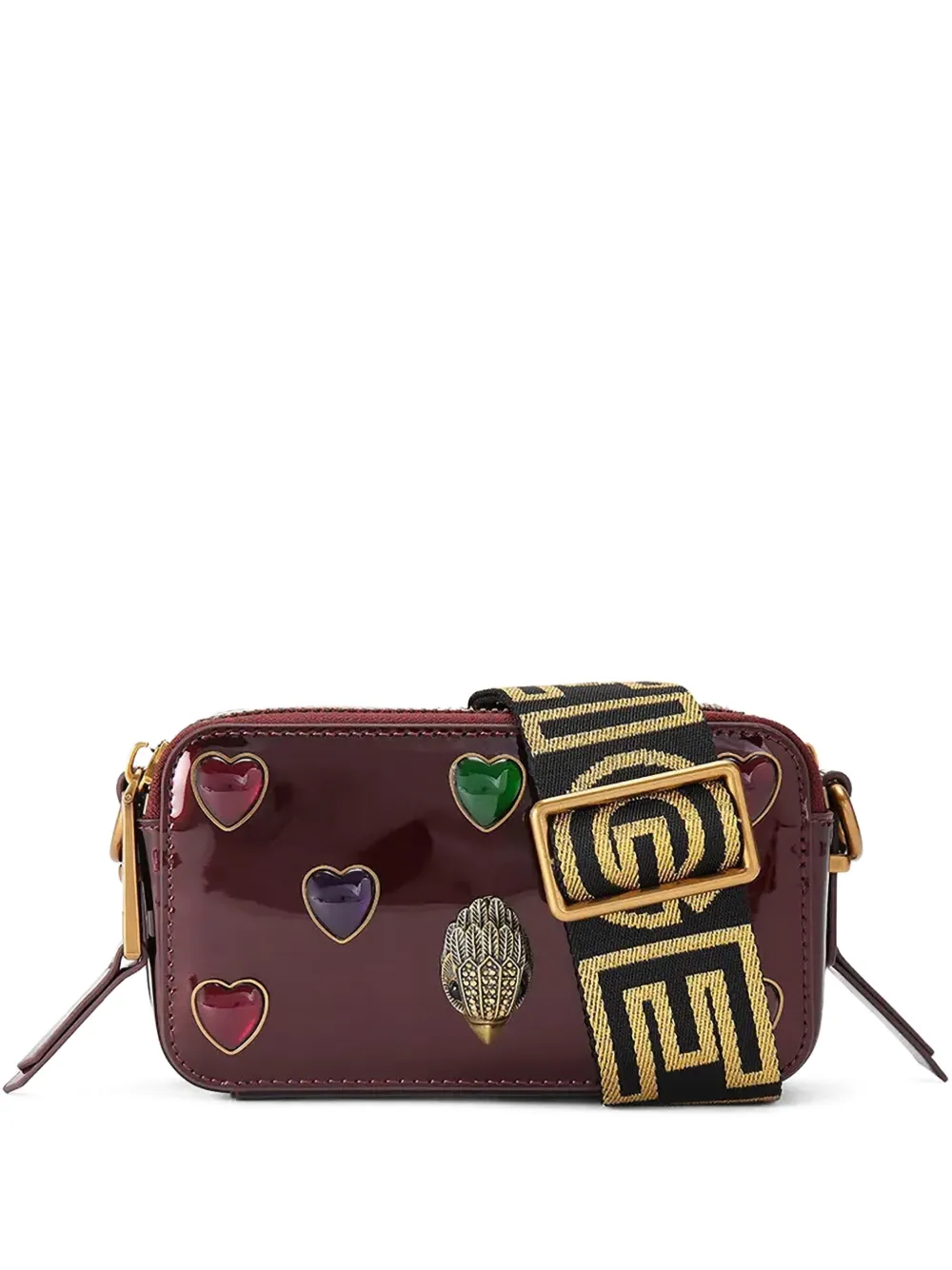Kurt Geiger London heart-embellishment cross body bag - Rosso