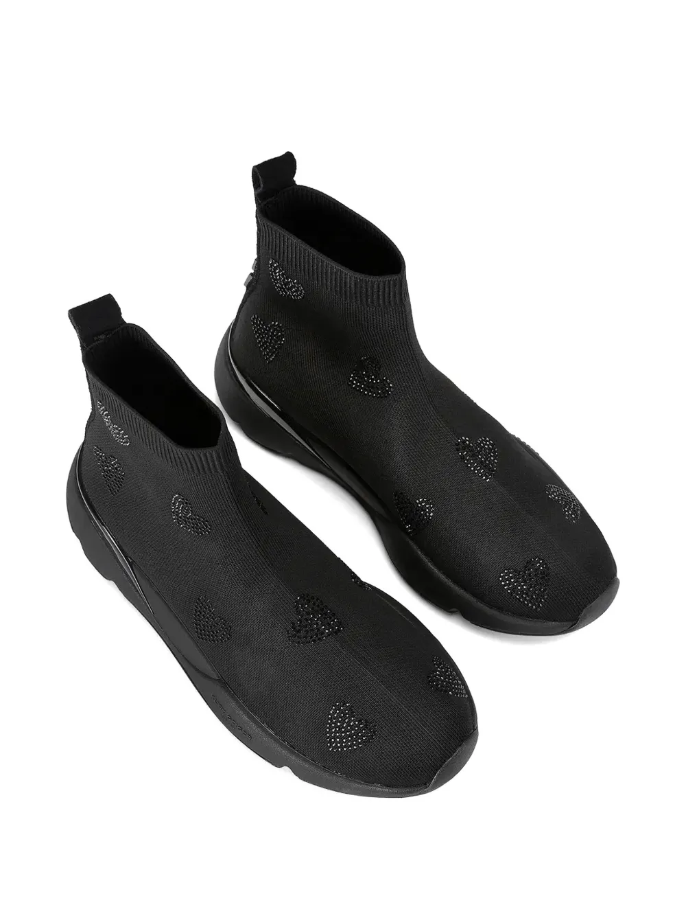 Kurt Geiger London Sneakers verfraaid met hart Zwart