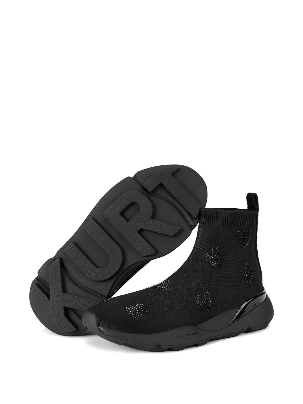 Kurt Geiger London Sneakers verfraaid met hart Zwart