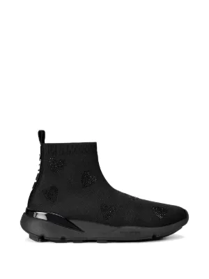 Ferragamo Cosma Sock Sneakers | Black | FARFETCH
