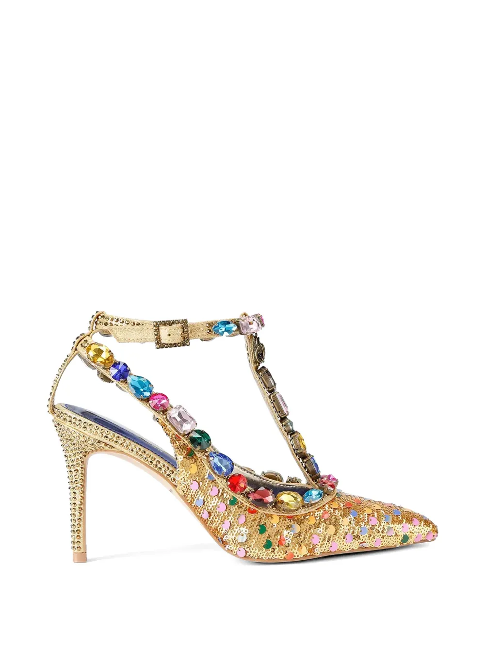 Kurt Geiger London Pumps verfraaid met pailletten Goud