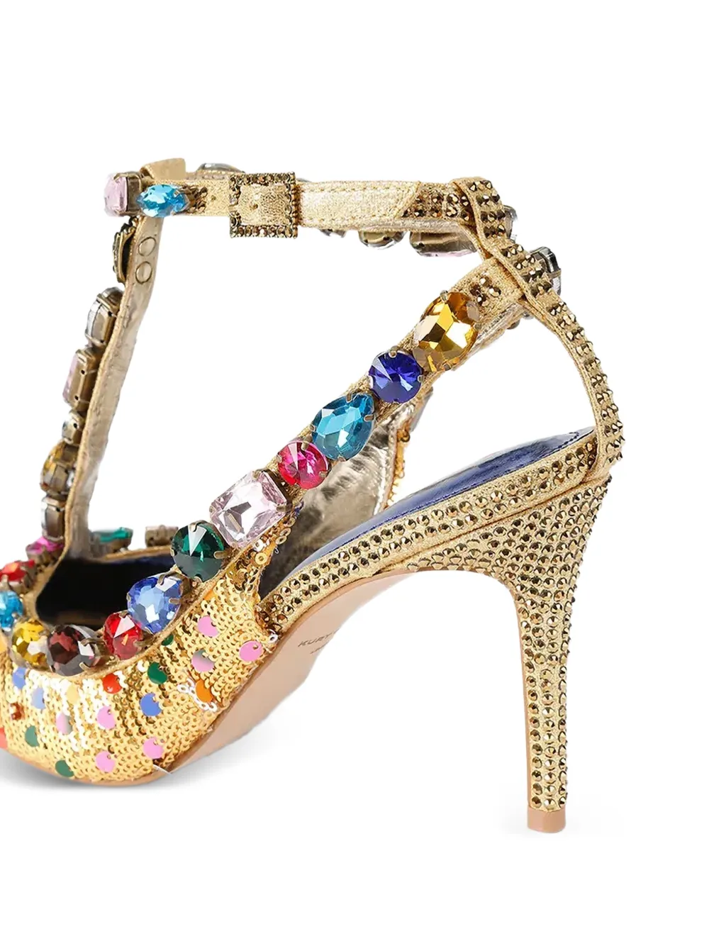 Kurt Geiger London Pumps verfraaid met pailletten Goud