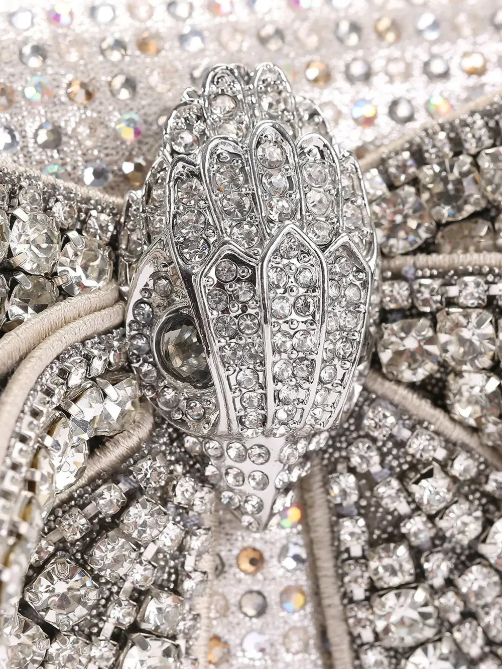 Rhinestone Bow Satchel