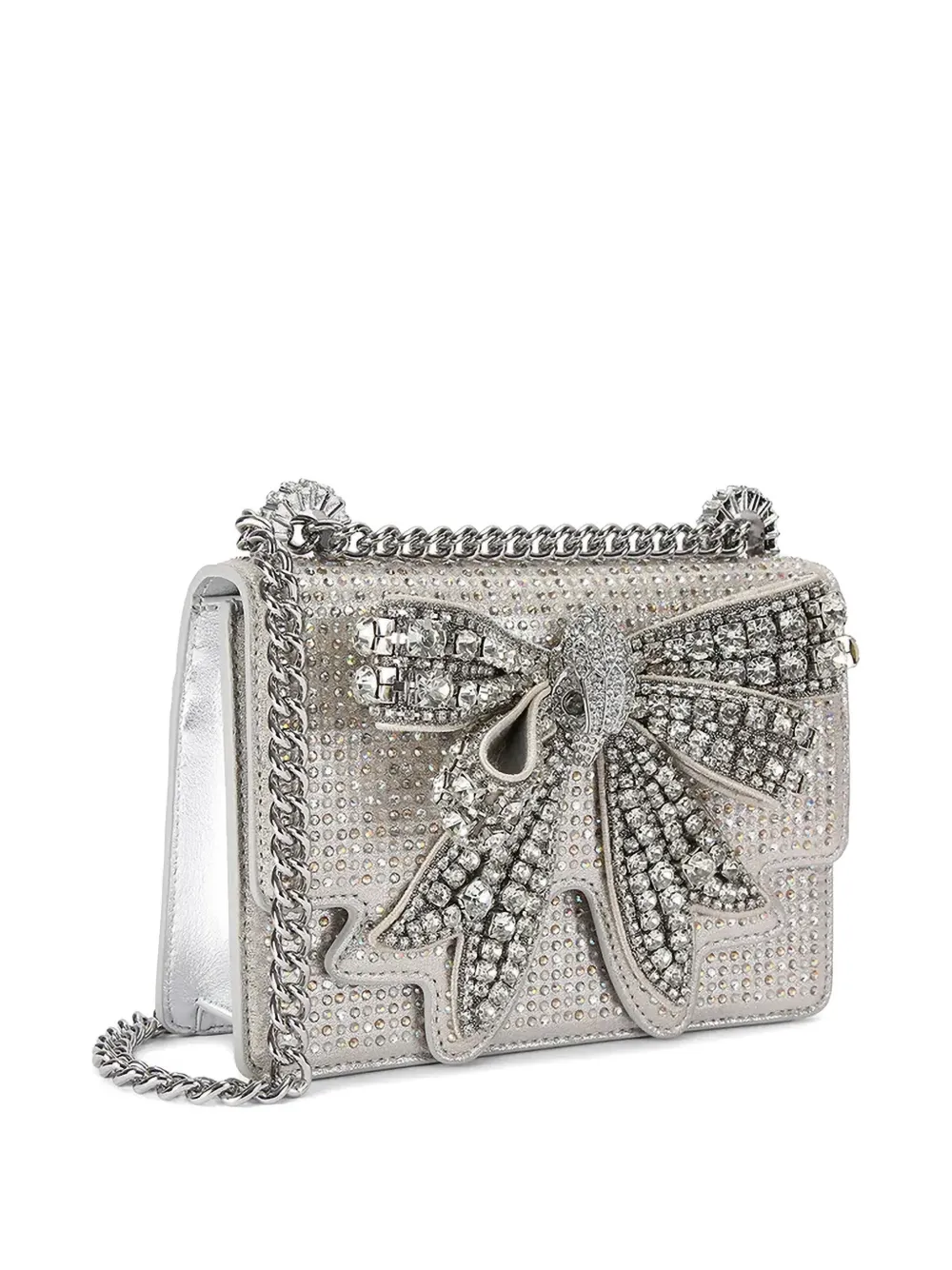 Rhinestone Bow Satchel
