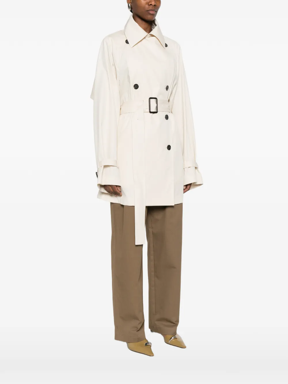 TOTEME Trenchcoat met ceintuur Beige