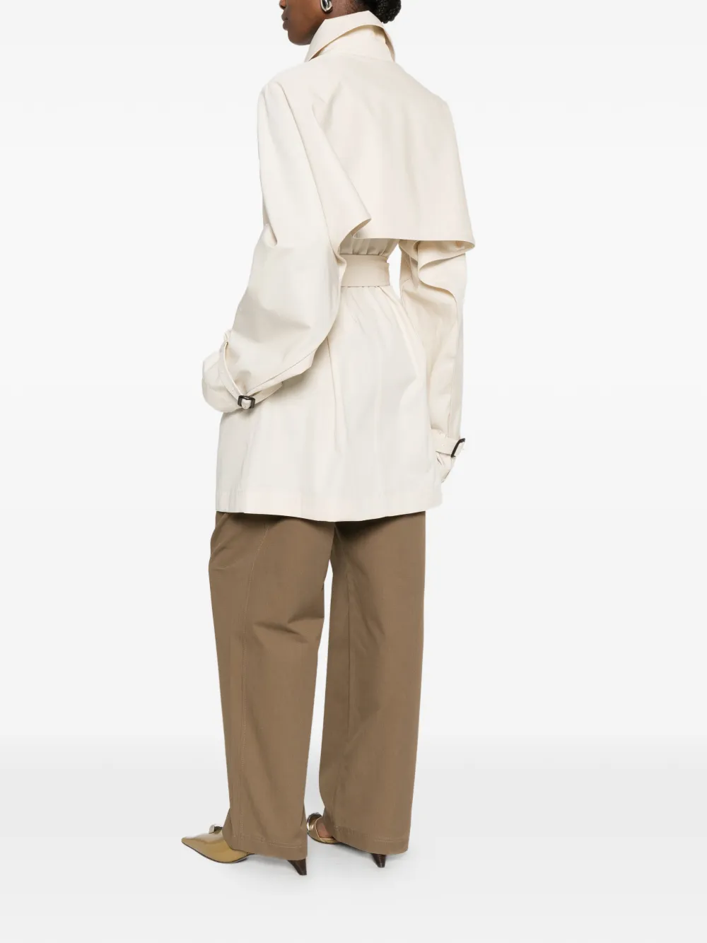 TOTEME Trenchcoat met ceintuur Beige