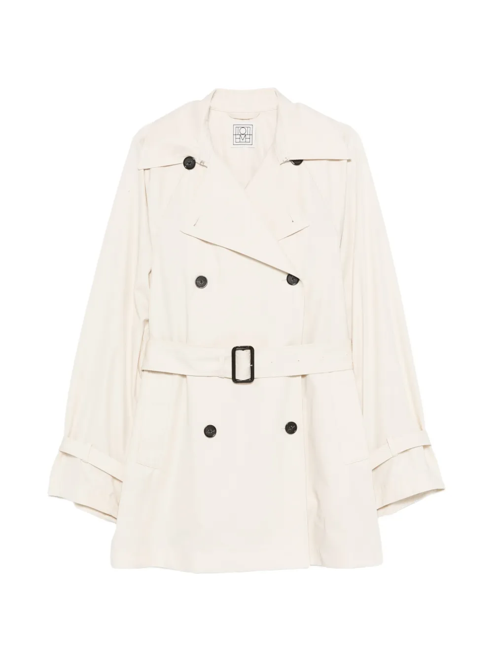 TOTEME belted double-breasted trench coat - Toni neutri