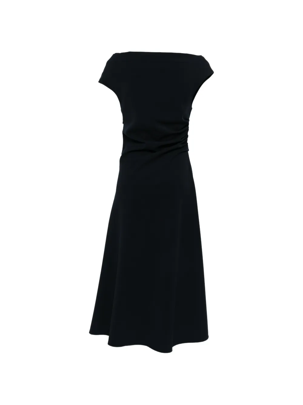 P.A.R.O.S.H. Midi-jurk met gedrapeerd-effect Blauw