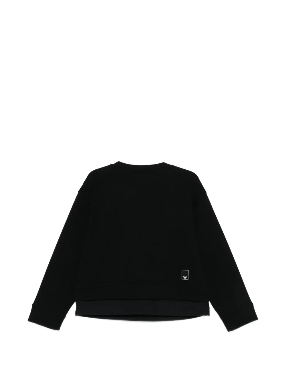 Emporio Armani Gelaagde sweater Zwart