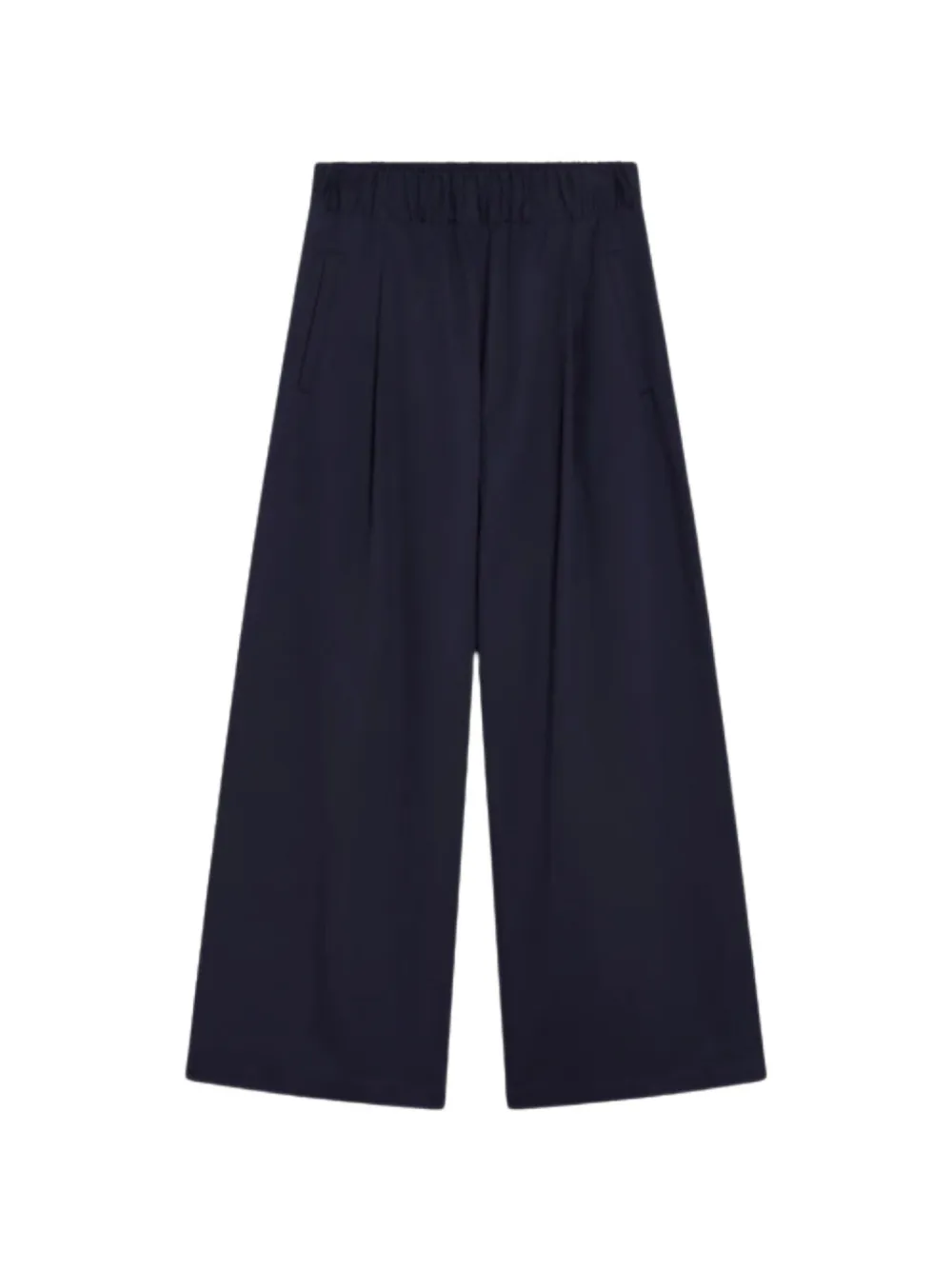 Semicouture Palazzo broek met zijzak Blauw
