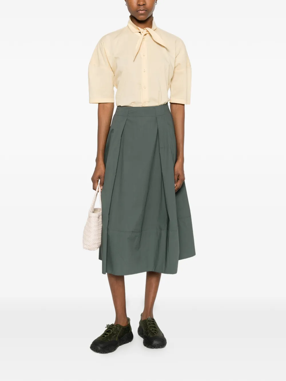  Woolrich Pleated Skirt - Green 