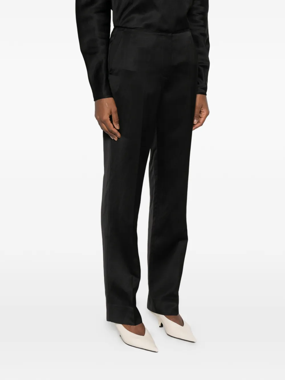TOTEME Broek Zwart