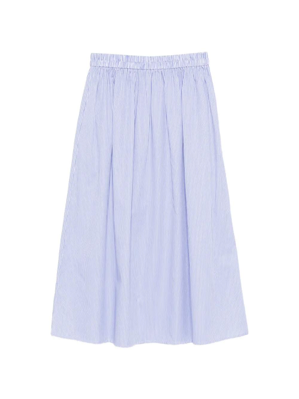 ARCHIVIO 67 striped A-line skirt - Blu