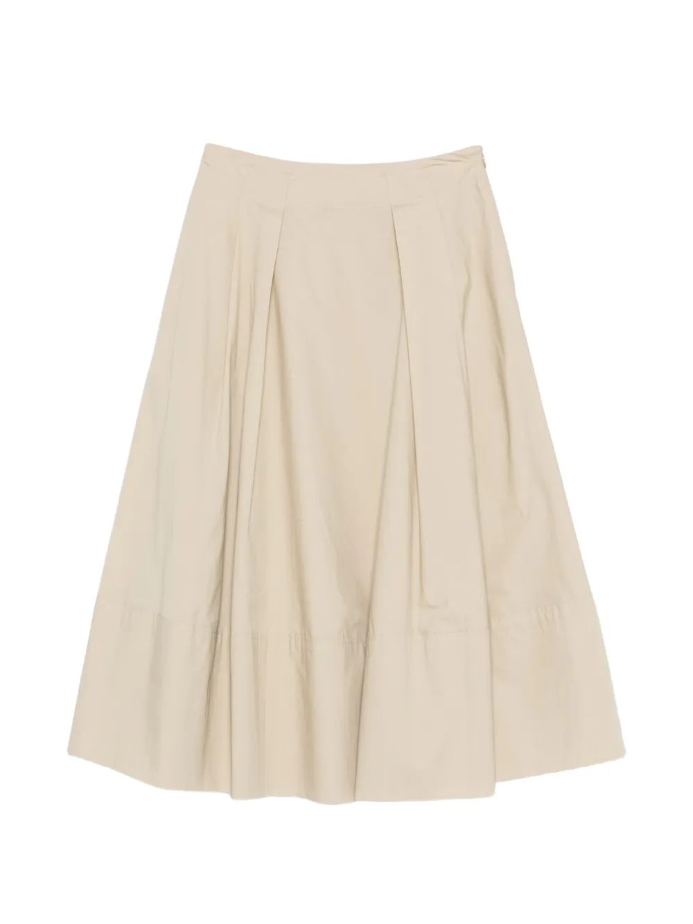 Woolrich pleated A-line skirt - Toni neutri