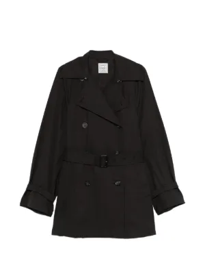 Harris Wharf London ボタン ダブルコート | ブラウン | FARFETCH JP