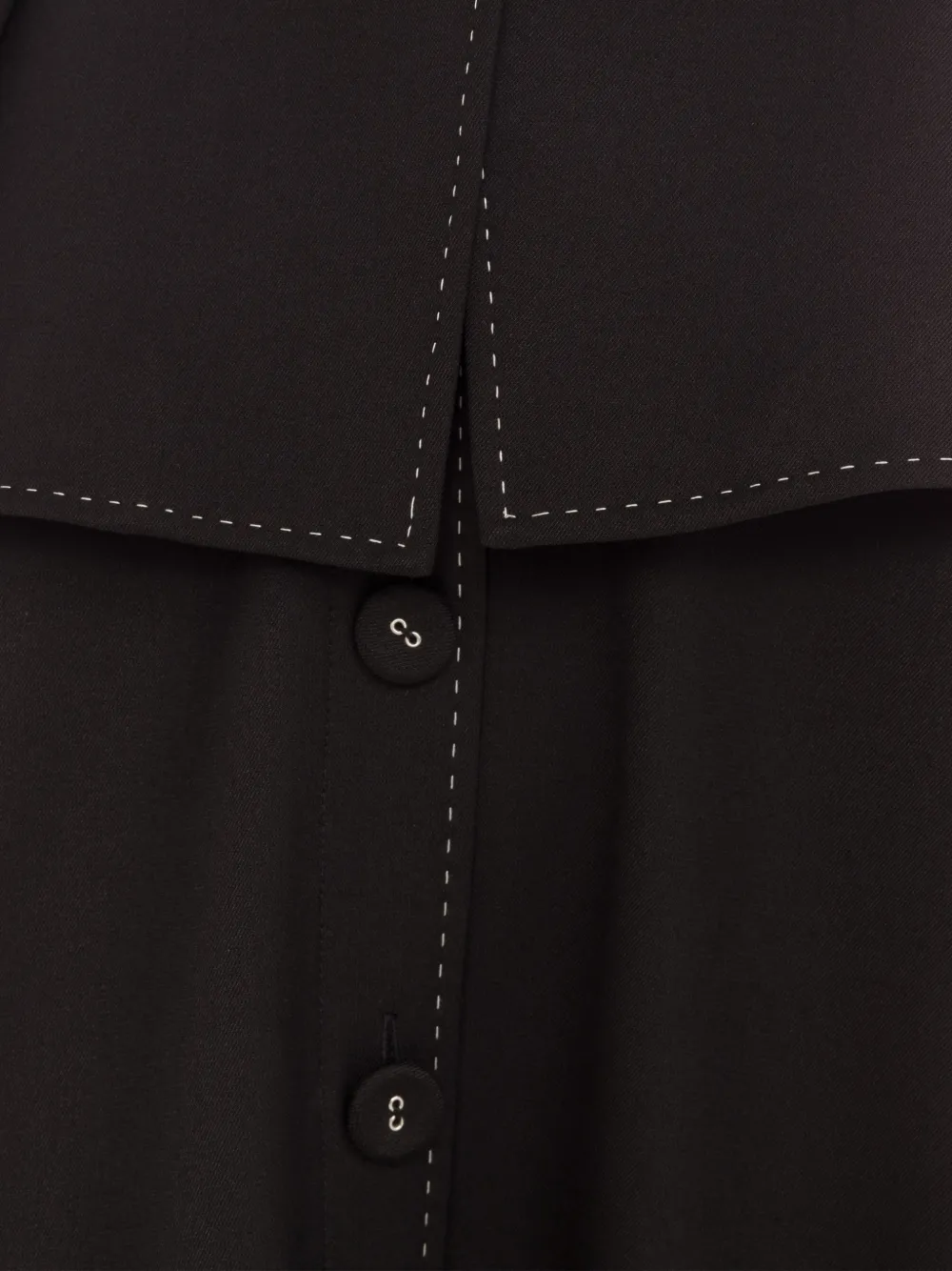 NISSA Midi-rok met knoopdetail Zwart