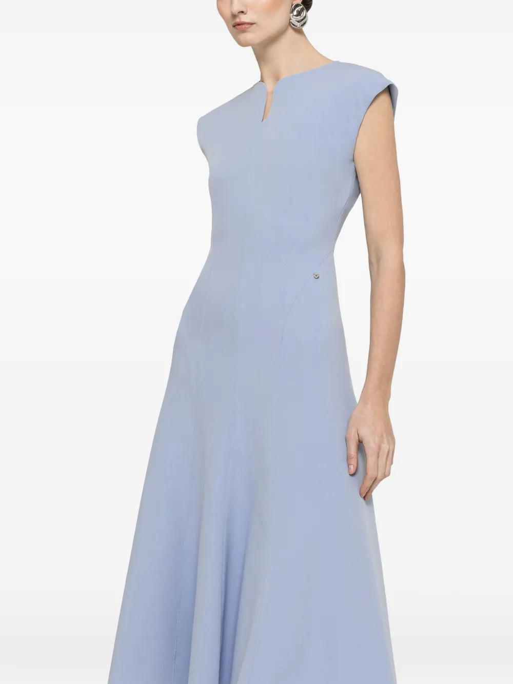 NISSA Midi-jurk met A-lijn Blauw