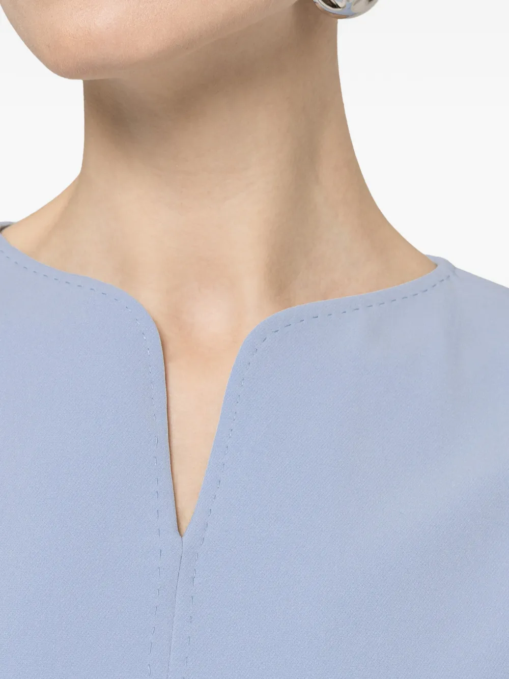 NISSA Midi-jurk met A-lijn Blauw