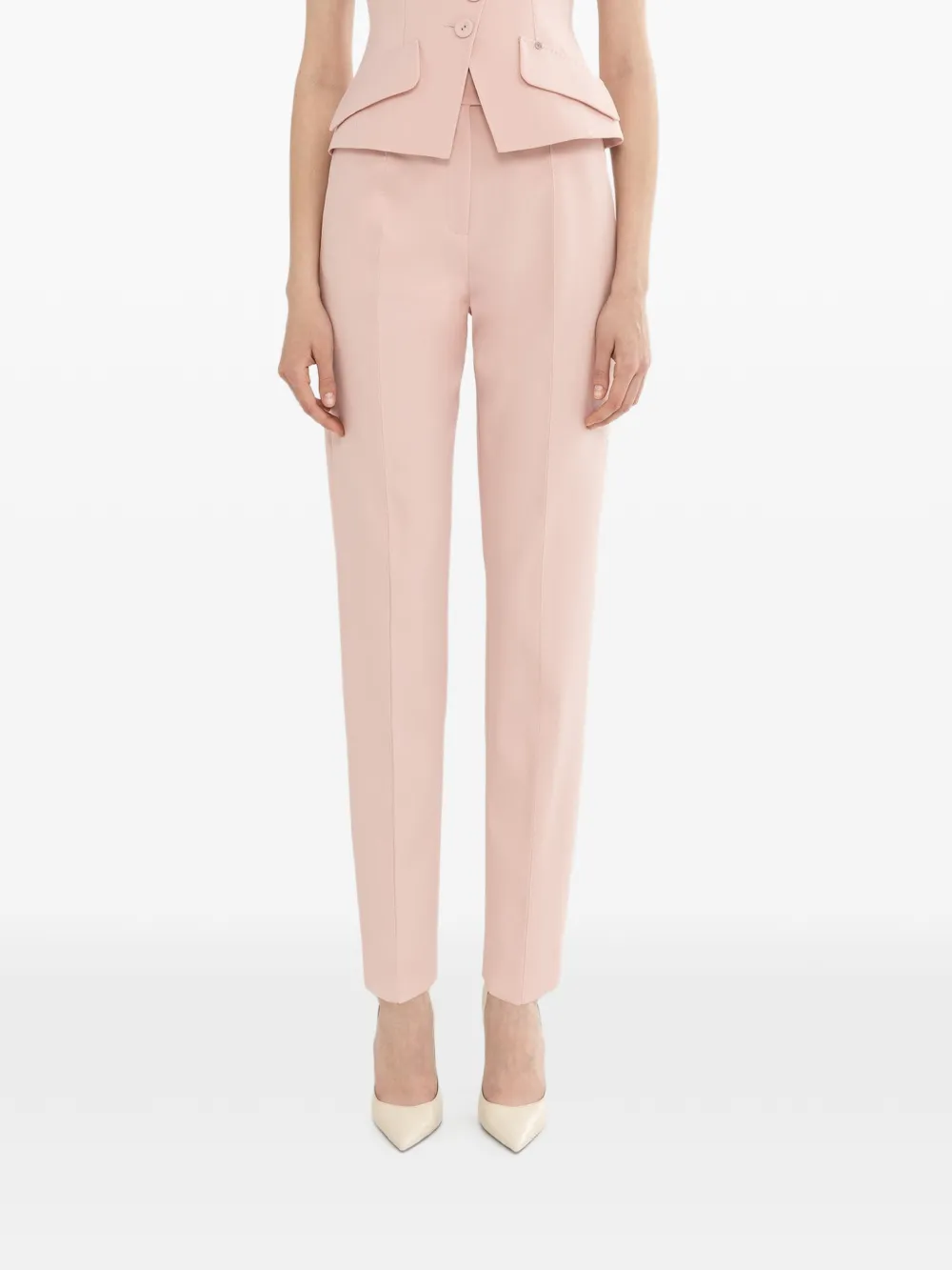 NISSA high-rise trousers - Rosa