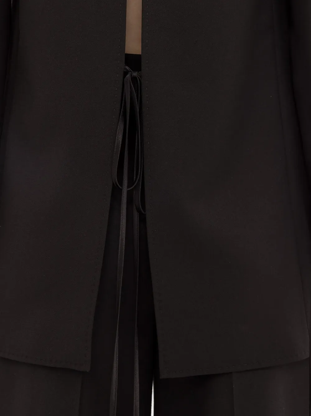 NISSA Blazer met open rug Zwart