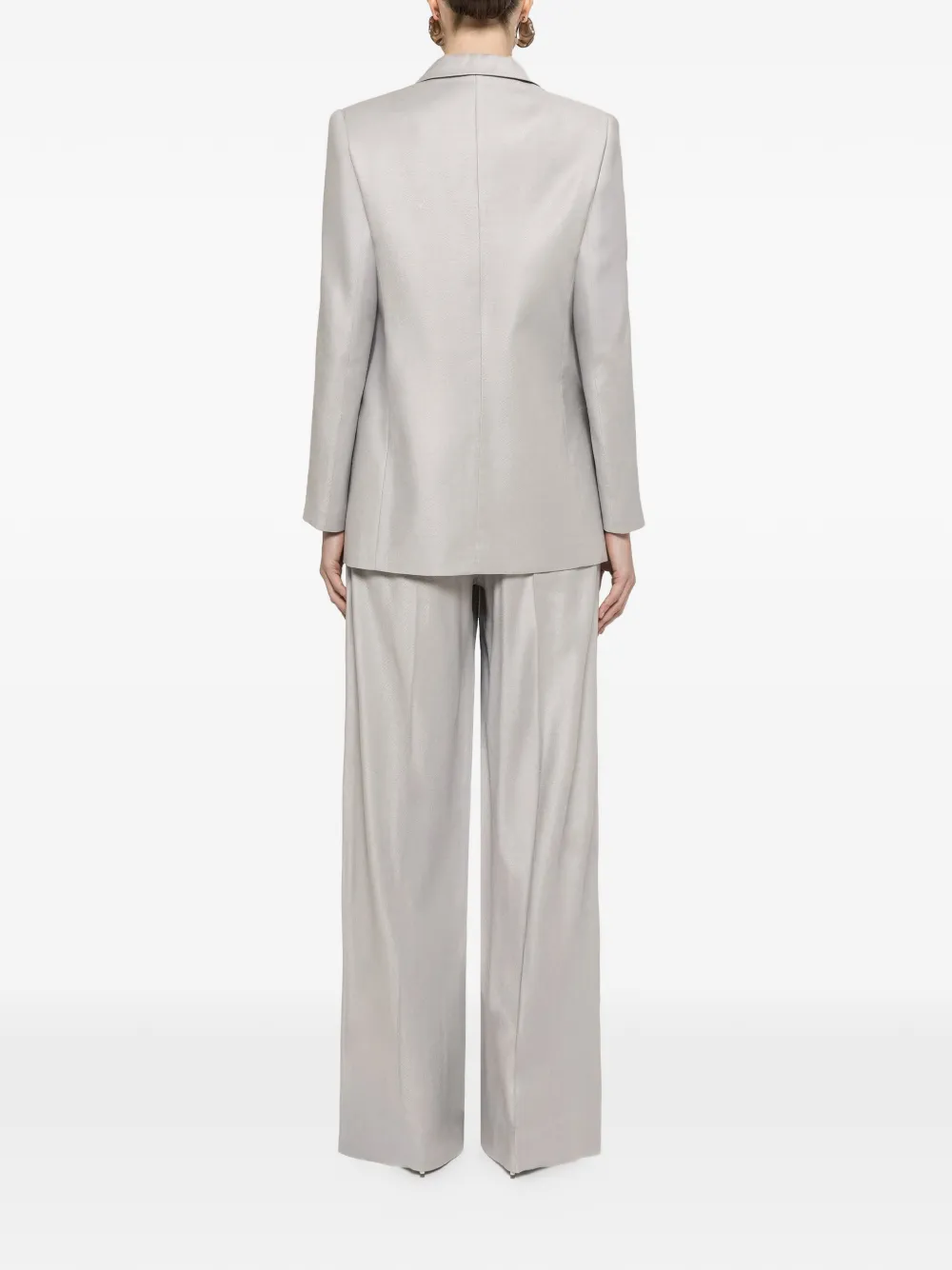 NISSA High waist palazzo broek Grijs
