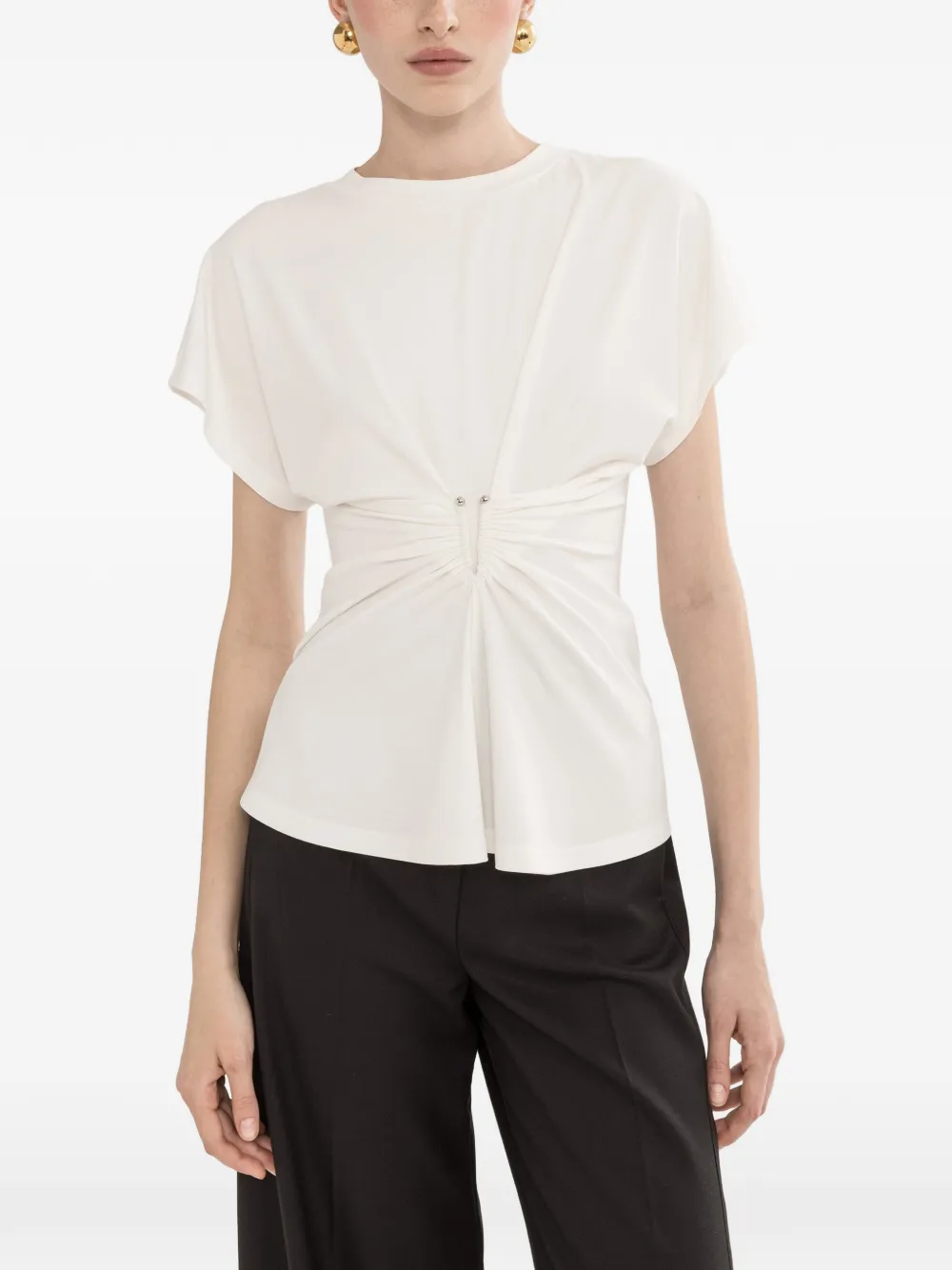 NISSA short-sleeve T-shirt - Bianco