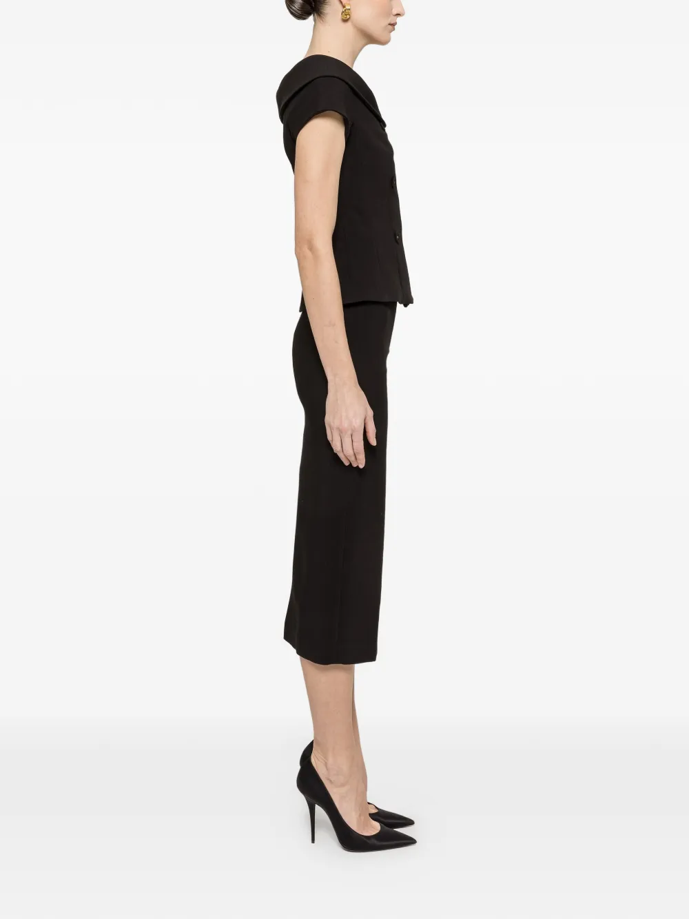 High-Waisted Pencil Skirt