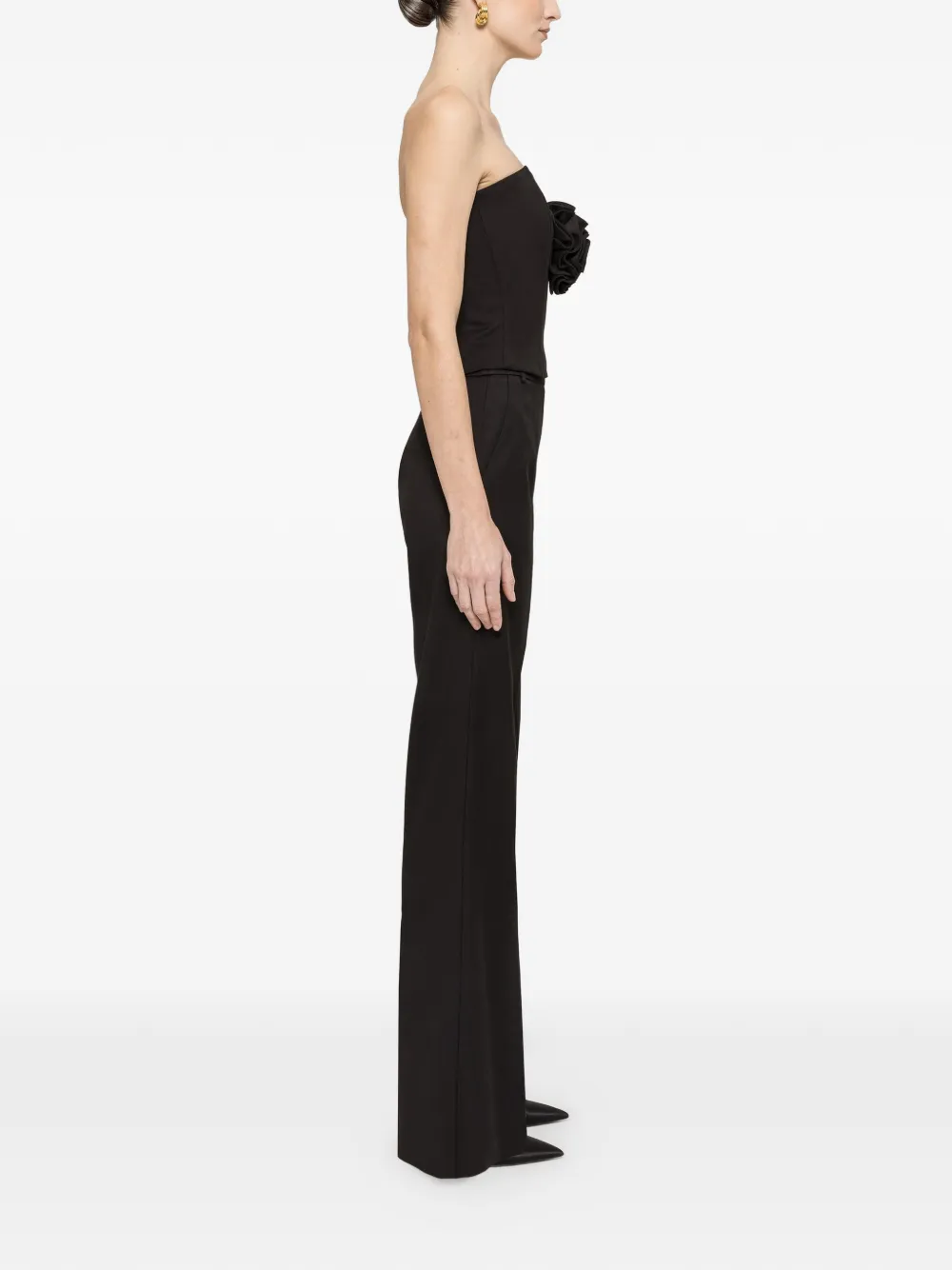  Nissa Flared Trousers - Black 