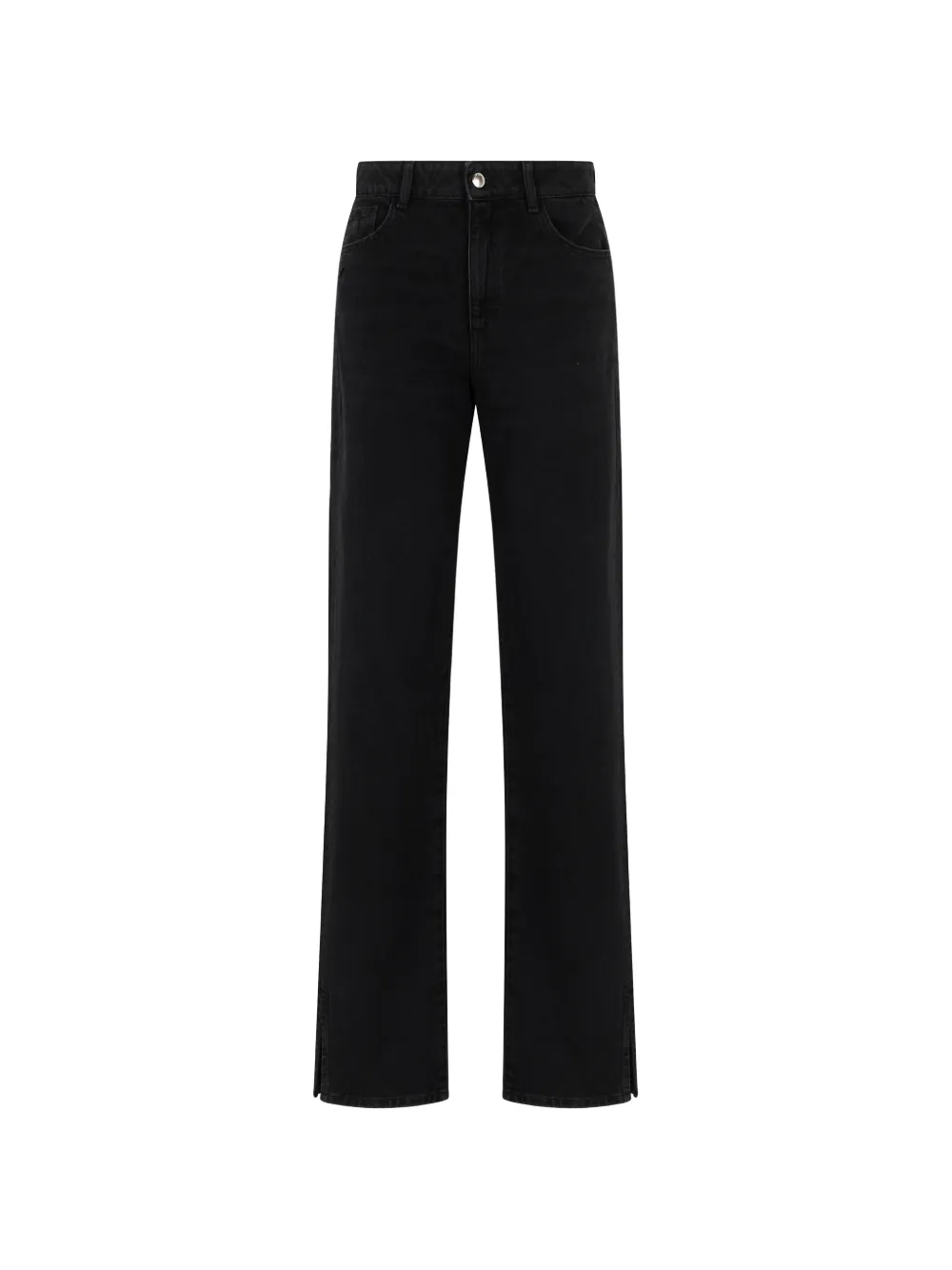 ICON DENIM Jodie side-slit jeans - Nero