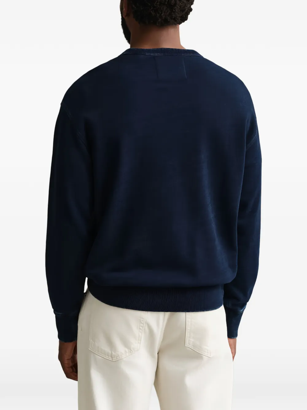 Gant Sweater met logoprint Blauw