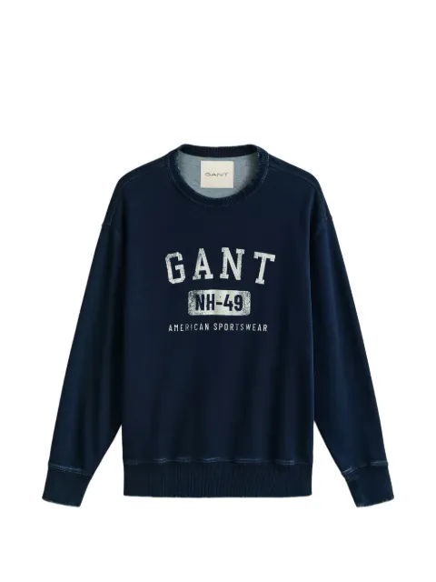 Gant logo-print crew-neck sweatshirt