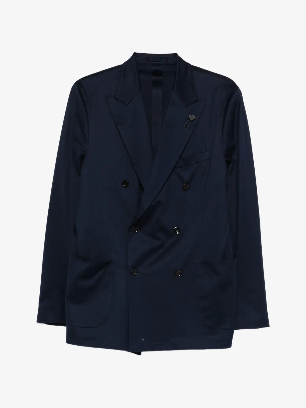 Lardini double-breasted jacket | Blue | Image 1