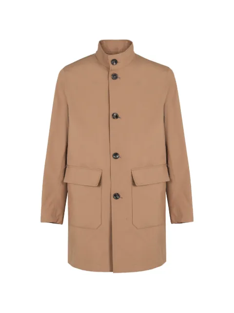 Herno flap-pockets button jacket