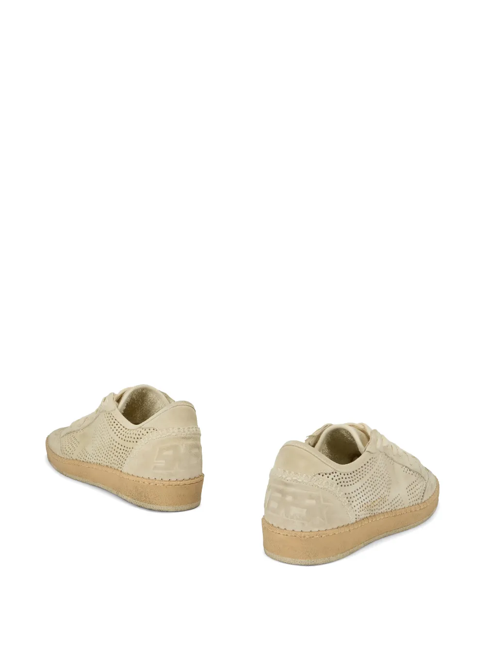 Golden Goose Geperforeerde sneakers Beige