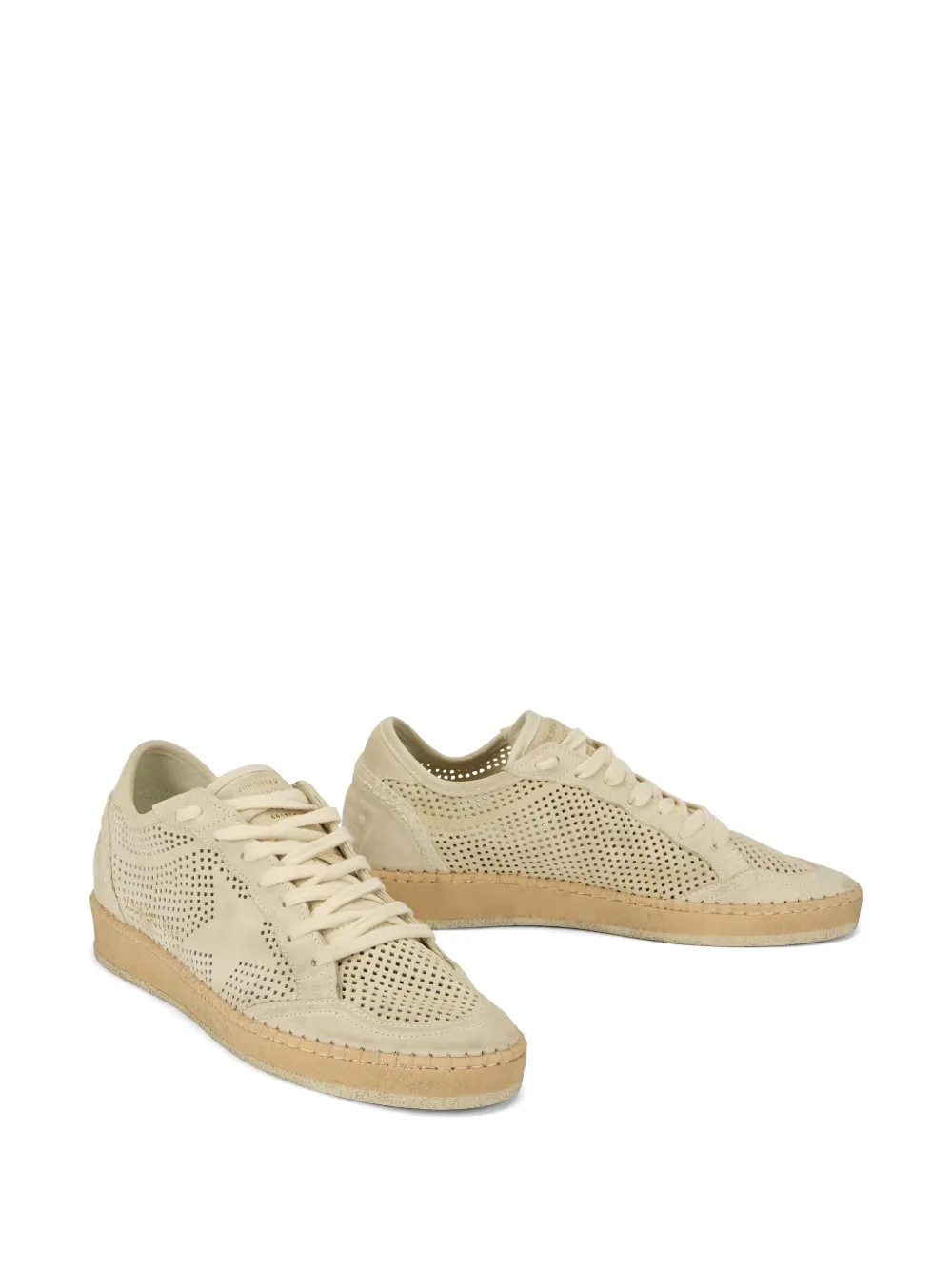 Golden Goose Geperforeerde sneakers Beige