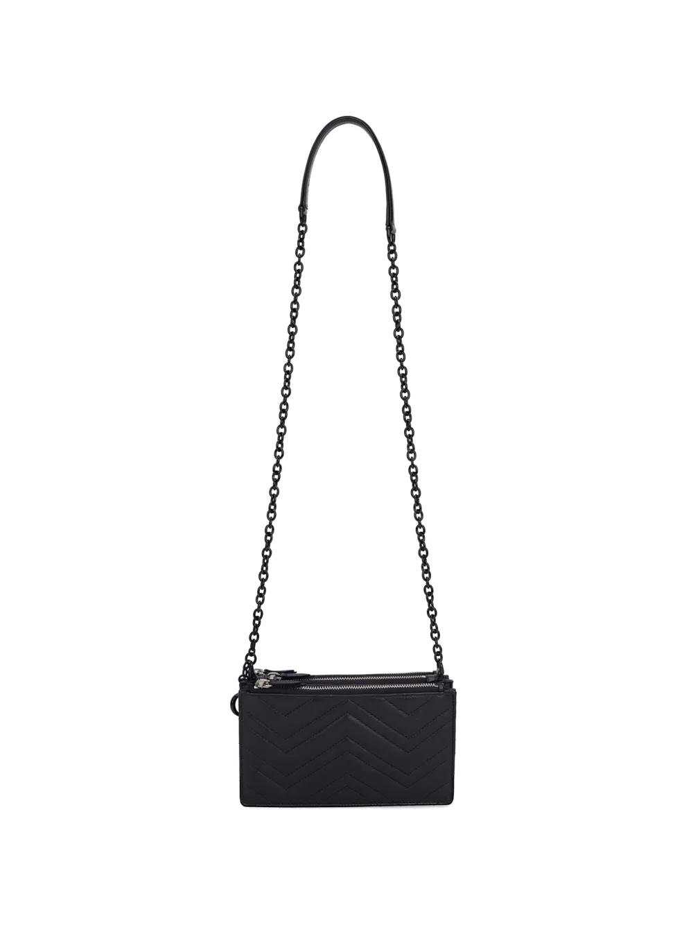 Gucci mini GG Marmont shoulder bag - Black