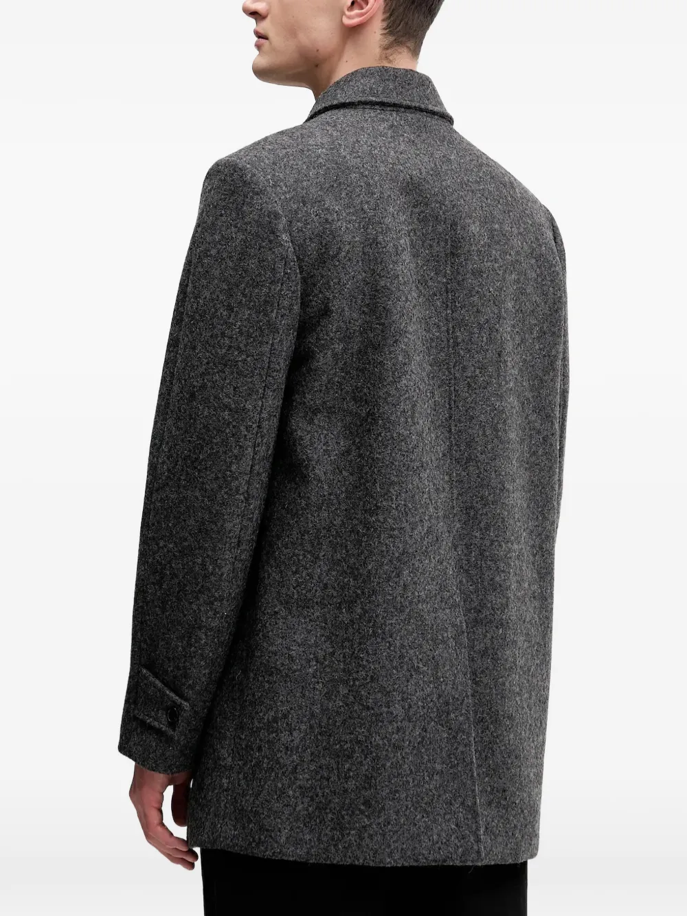  Bally Buttoned Coat - Grey 