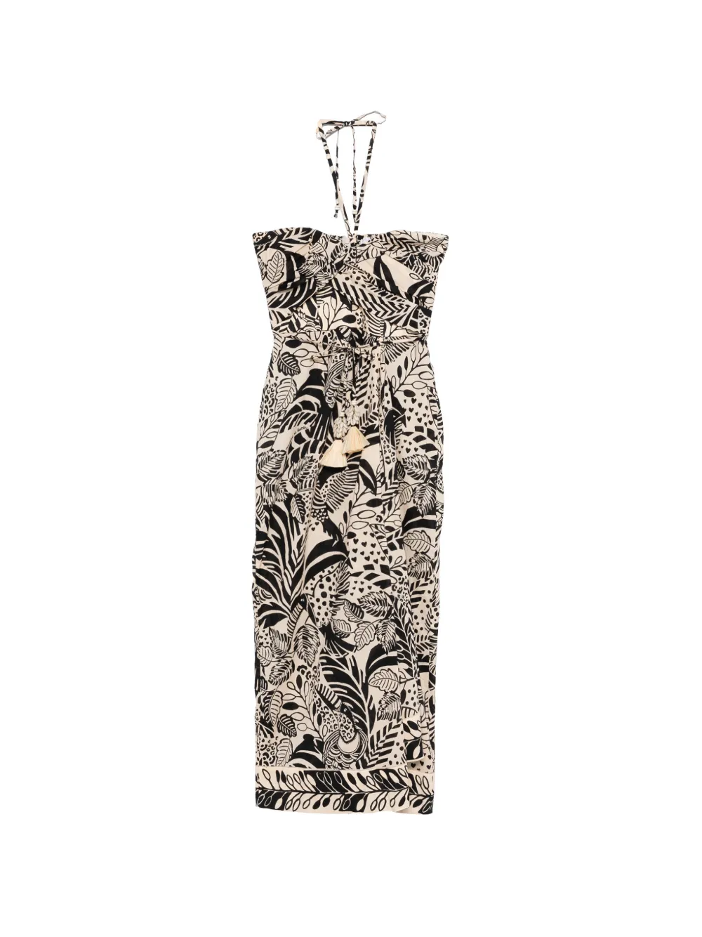 Poupette St Barth Collina midi dress - Black