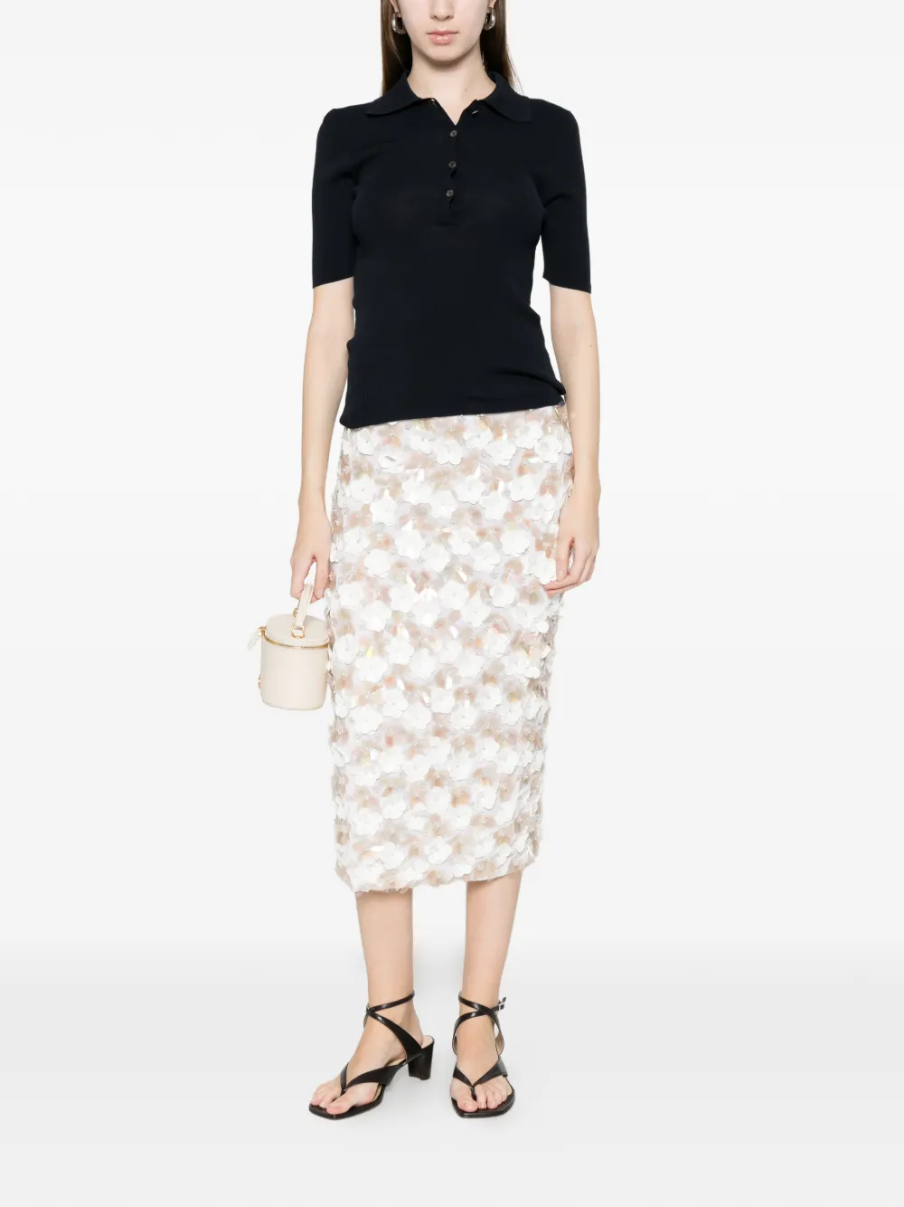  P.a.r.o.s.h. Cipria Polo Top - Blue 