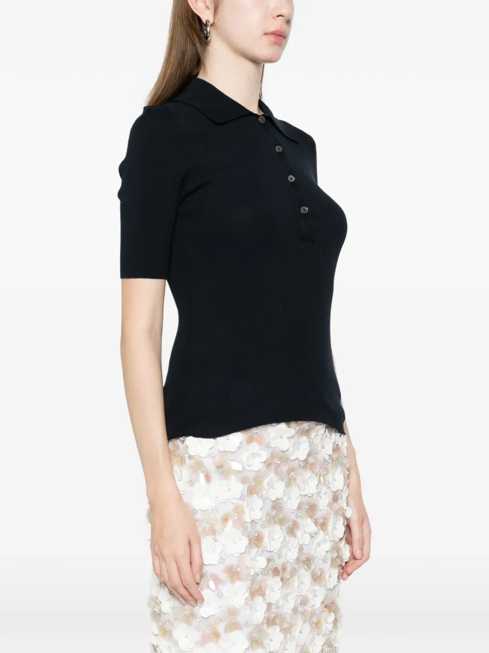  P.a.r.o.s.h. Cipria Polo Top - Blue 
