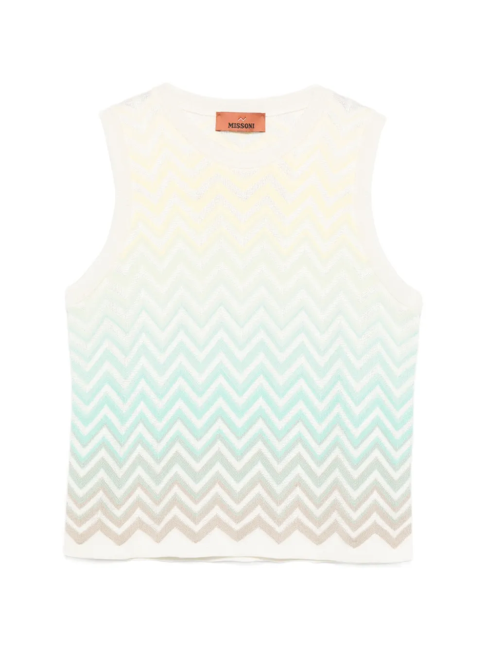 Missoni chevron-pattern top - Toni neutri