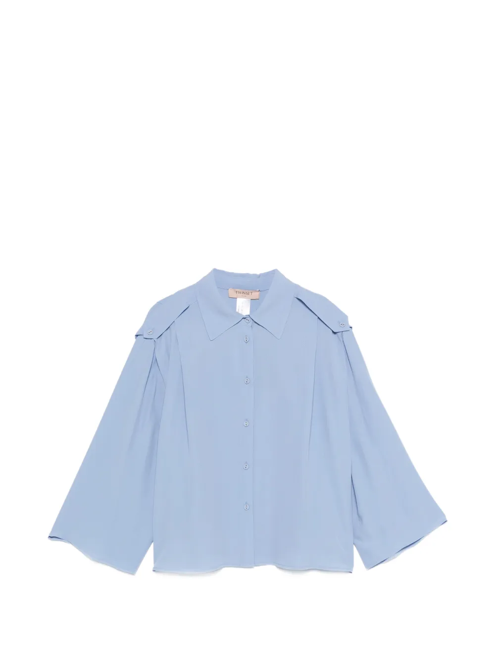 TWINSET button shoulder blouse - Blu