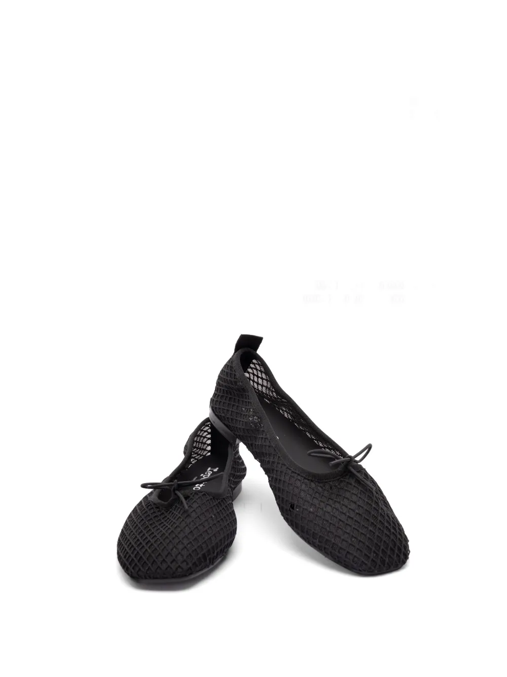 Repetto Garance mesh ballet flats Zwart